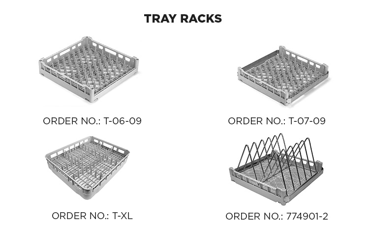 commercial dishwasher plate racks